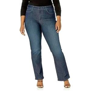 NYDJ Cool Embrace skinny bootcut jeans‎ with lift tuck technology Monet blue 16